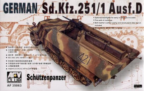 Sdkfz251 D/1 HALF TRUCK Schutzenpanzer AFV-Club (AF35063)