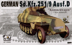 Sdkfz251 D/9 75m/m GUN HALF TRUCK AFV-Club (AF35068)