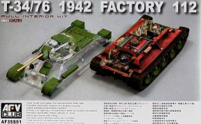 T-34/76 1942 Factory 112 with transparent turret(LIMITED) AFV-Club (AF35S51)