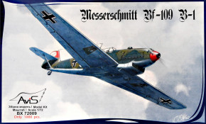 AV72009 Messerschmitt Bf-109 B-1 WWII German fighter Avis (AV72009)