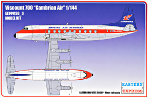  Viscount 700 Cambrian Air Eastern Express (EE144138-03)