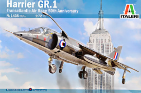  Harrier GR.1 (Transatlantic Air Race 50th Ann) ITALERI (IT1435)