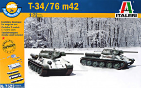  T34/76 . 1942 ., 2 . ITALERI (IT7523)