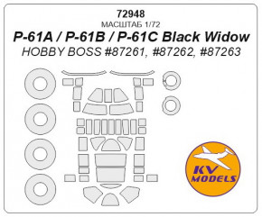     P-61A/P-61B/P-61C Black Widow (Hobby boss) KV Models (KVM72948)