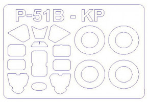    KV Models  P-51B Mustang (KVM72566)