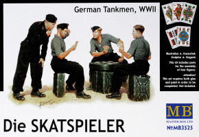 MB3525 Skatspieler WWII German tankmen Master Box (MB3525)