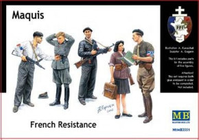 MB3551 Maquis, French Resistance Master Box (MB3551)