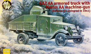 MW7244 GAZ AA armored truck with Maxim AA gun Military Wheels (MW7244)