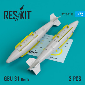  GBU 31 (2 ) (A-10, B-1, B-2, B-52, F-16, F-15, F-35) RESKIT (RS72-0119)