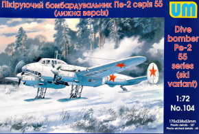 UM104 Pe-2 Soviet dive bomber (serie 55), ski variant UNIMODELS (UM104)