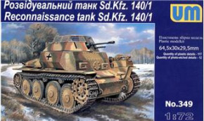 UM349 Sd.Kfz. 140/1 WWII German reconnaissance tank UNIMODELS (UM349)