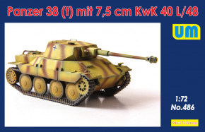   Panzer 38 (t)   7.5 cm KwK 40 l/48 UNIMODELS (UM486)