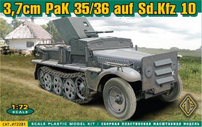  37mm PaK 35/36 auf Sd.Kfz 10 ACE (ACE72281)