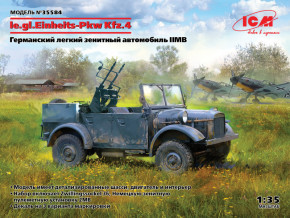   le.gl.Einheits-Pkw Kfz.4   MG-34 (Zwillingssockel 36) ICM (ICM35584)