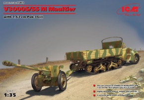  ICM V3000S/SS M Maultier c  Pak 36r (ICM35803)