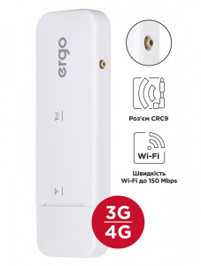 3G/4G USB  Ergo W023-CRC9 White