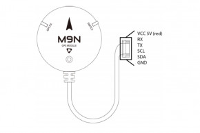  GPS Holybro M9N GPS (6pin 2nd GPS)  (HBRO12029) 4