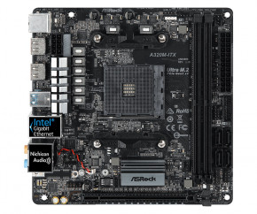   ASRock A320M-ITX Socket AM4 3