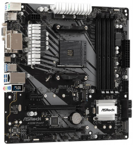   ASRock A320M Pro4-F Socket AM4 3