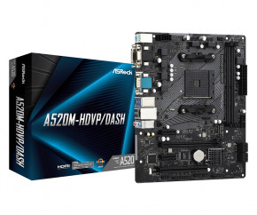   ASRock A520M-HDVP/DASH Socket AM4