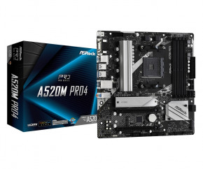   ASRock A520M Pro4 Socket AM4