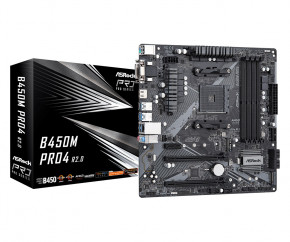   ASRock B450M Pro4 R2.0 Socket AM4