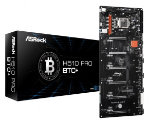   ASRock H510 Pro BTC+/REF (1200/H510, DDR4, 6xPCIex16, HDMI, 1xSATA, M.2, GLan, 501*224) (H510 Pro BTC+/REF) 8