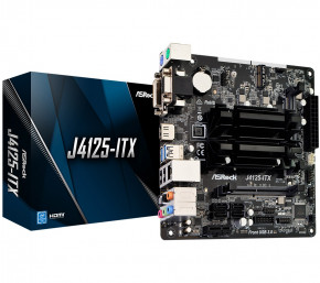   ASRock J4125-ITX/REF (Quad-Core Celeron 2.7GHz, 2xDDR4 SoDIMM, VGA/HDMI/DVI, 1*PCIe, 4xSATAIII, mini (J4125-ITX/REF) 6