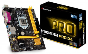   Biostar H110MDS2 PRO D4 Socket 1151