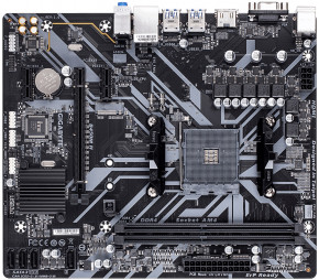   Gigabyte B450M H Socket AM4 4