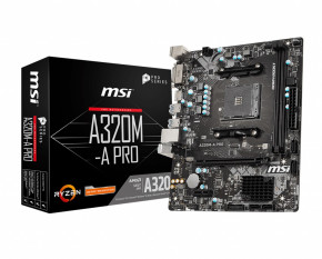   MSI A320M-A Pro Socket AM4