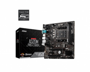   MSI A520M Pro-C Dash Socket AM4