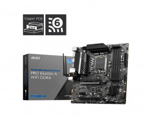   MSI PRO B660M-A WIFI DDR4 Socket 1700