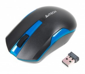  Wireless A4Tech G3-200N Black/Blue USB V-Track 3