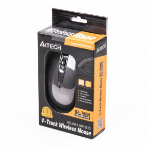  Wireless A4Tech G3-760N Black USB V-Track 5