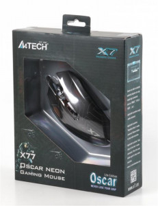  A4Tech X77 Oscar Neon Black USB 4