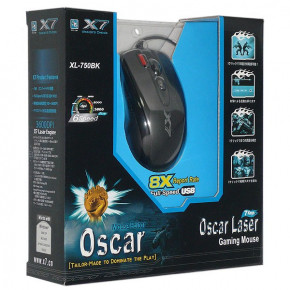  A4Tech XL-750BK-B Black USB Laser 5