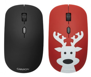   Canyon CND-CMSW401DR Black/Red Deer USB