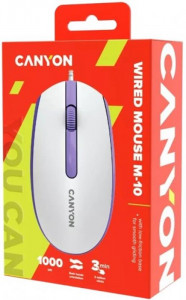  Canyon M-10 USB White Lavender (CNE-CMS10WL) 6