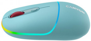   Canyon MW-22 Dual Band RGB Wireless Dark Cyan (CNS-CMSW22DC) 6