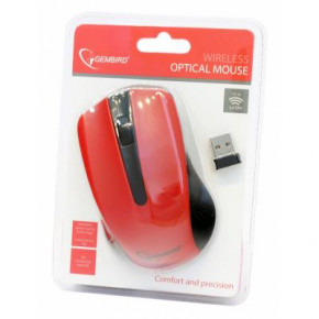  Wireless Gembird MUSW-101-R Red USB