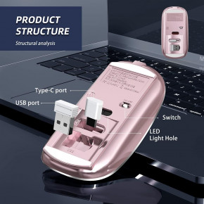   USB/Type-C Halpilt Q23S Rose Gold 3