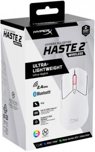   HyperX Pulsefire Haste 2 WL White (6N0A9AA) 9