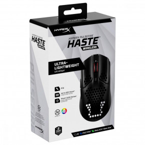  HyperX Pulsefire Haste WL, Black (4P5D7AA) 3