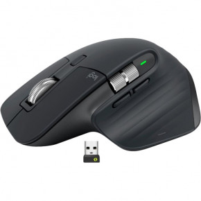   Logitech MX Master 3S Ergonomic Wireless Optical Mouse Black (910-006556) (0)