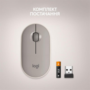   Logitech Pebble M350 (910-006751) Sand USB 10