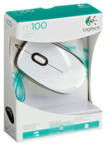  LOGITECH Mouse M100  - USB - AKOYA HANGTAB BOX M100 8