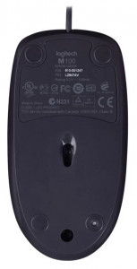  Logitech B100 optical usb black 6