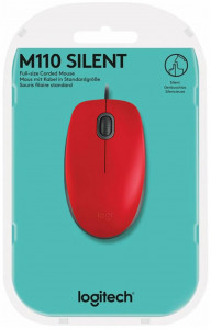  Logitech M110 Silent, USB, red (910-005489) 7