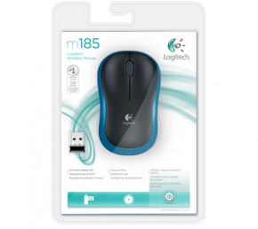  Wireless Logitech M185 (910-002239) Blue USB